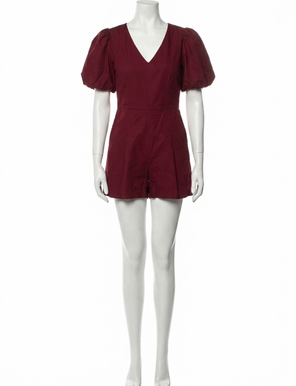NEW TCEC grace v-neckline romper in maroon